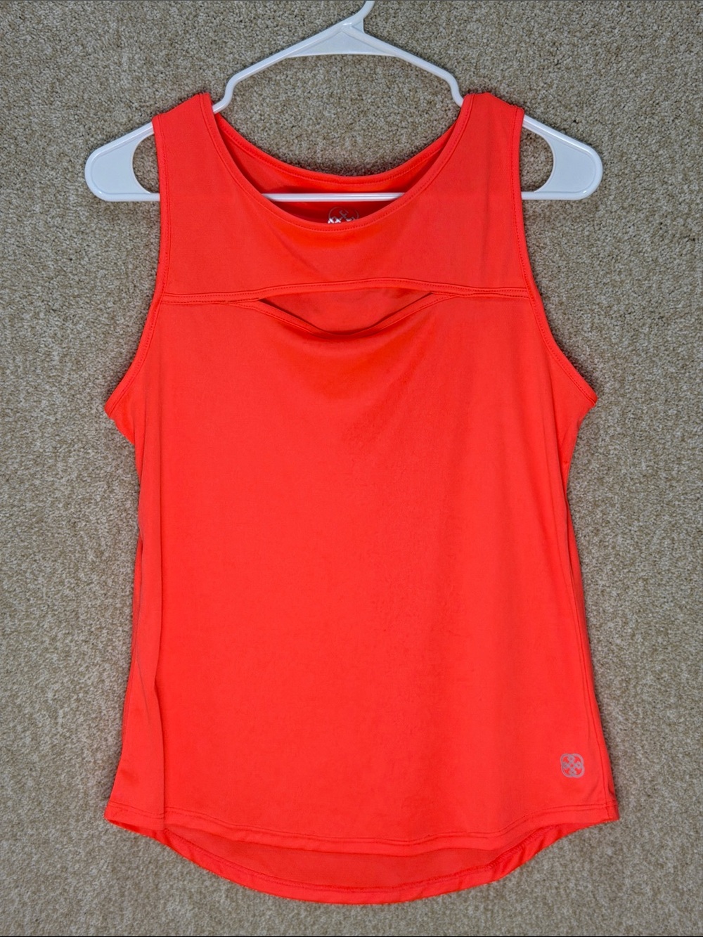 Workout tank‎ top women’s medium Daisy Fuentes hot orange tank top gym running